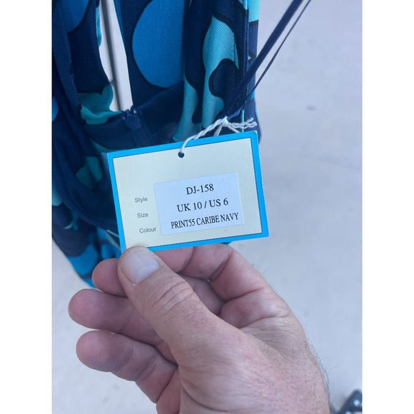 NWT Issa London Silk Halter Dress 100% Silk Size 6 - Picture 3 of 6